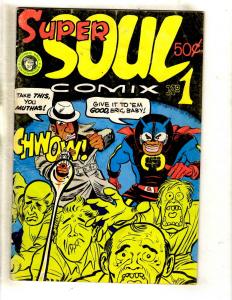 Super Soul Comix # 1 VG Kitchen Sink Underground Comic Book Comix FM5