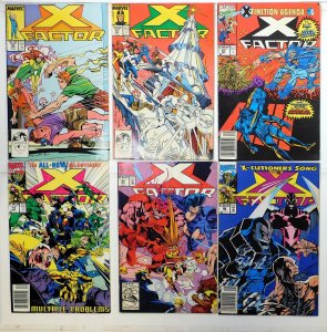 X-Factor Lot of 6 #20, 27, 61, 73, 80, 86 (1987) Marvel Comics 1st Print