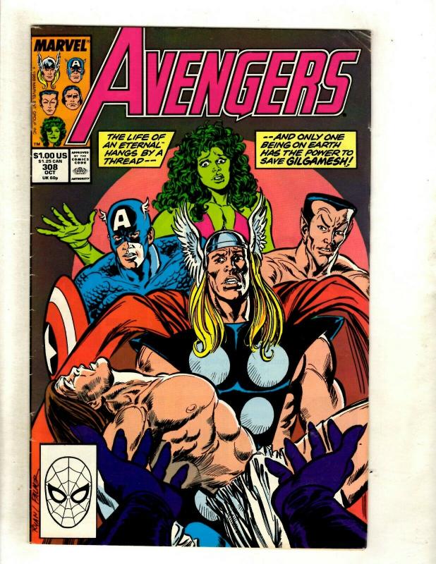 9 Avengers Marvel Comics # 308 369 365 366 402 Annual 11 19 20 21 EK11