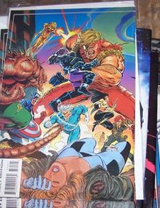 Avengers #375 (Jun 1994, Marvel) black knight vs proctor + PULL OUT POSTER