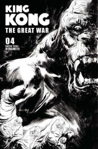 Kong: The Great War #4D VF/NM ; Dynamite | 1:10 Variant King Kong
