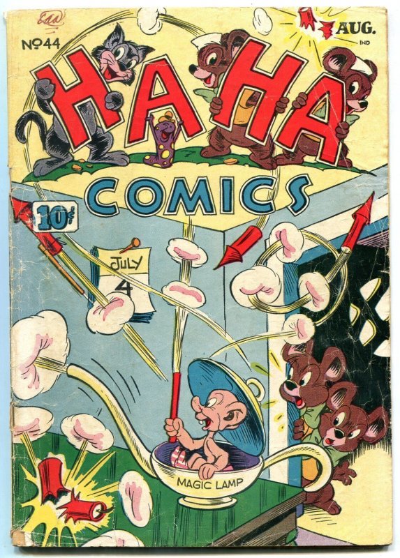 Ha Ha Comics #44 1947- Funny Animals- Magic Lamp VG-