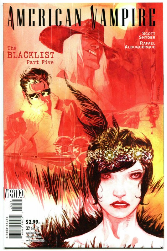 AMERICAN VAMPIRE #32, VF+ , BlackList, Vertigo, 2010, Variant, more in store