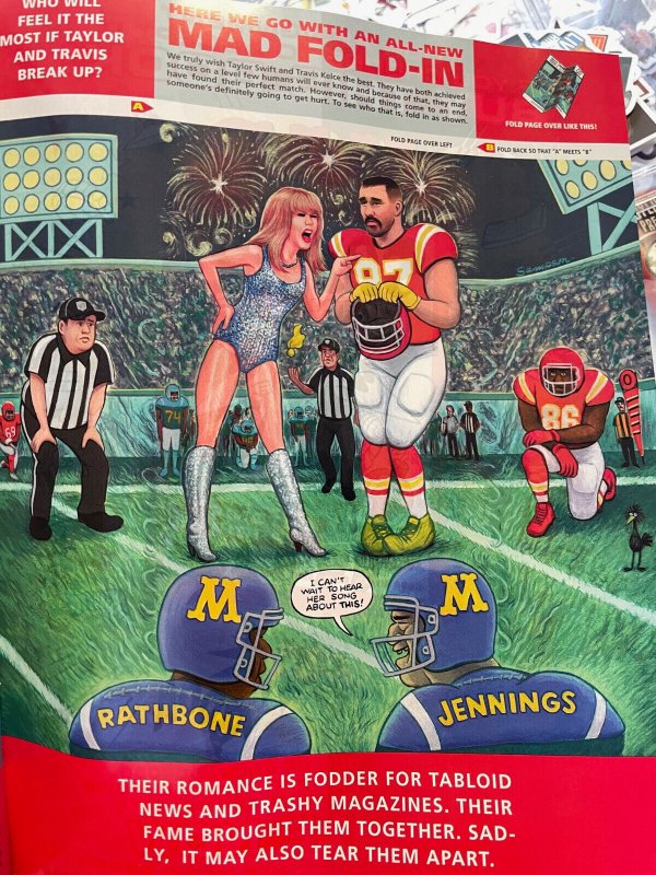 MAD MAGAZINE #36 (2024) Taylor Swift Travis Kelce Super Bowl - Read Description