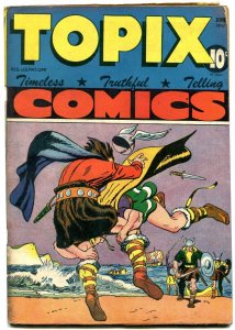 TOPIX COMICS Vol 5 #9 1947-VIKING COVER-LOUIS IX-FRANCE VG