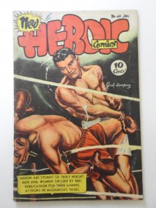 New Heroic Comics #40 (1947) Jack Dempsey Sty! VG+ Condition