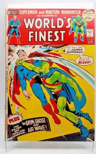 WORLD'S FINEST #212 (1972) Superman & Martian Manhunter