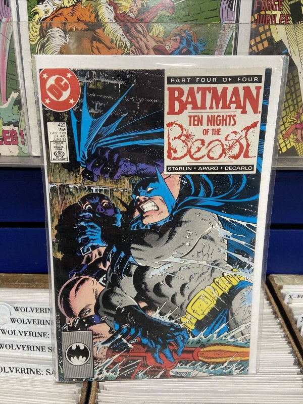 Batman 420 Ten Nights of the KGBeast Aparo Art Zeck Comic VF