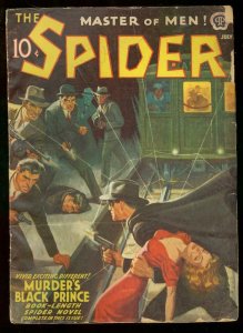 THE SPIDER JULY 1941 MURDERS BALCK PRINCE DESOTO COVER VG