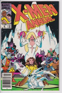 X-MEN ANNUAL #8 NEWSSTAND (1984) FVF 7.0, off white to white