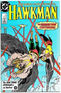 HAWKMAN Vol.2 #1 (Aug1986) 8.5 VF+ Isabella & Howell Reboot Post-CRISIS HAWKMAN!