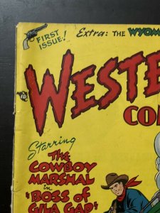 VINTAGE WESTERN COMICS #1 (1948 DC) 1st APP WYOMING KID, VIGILANTE 1948