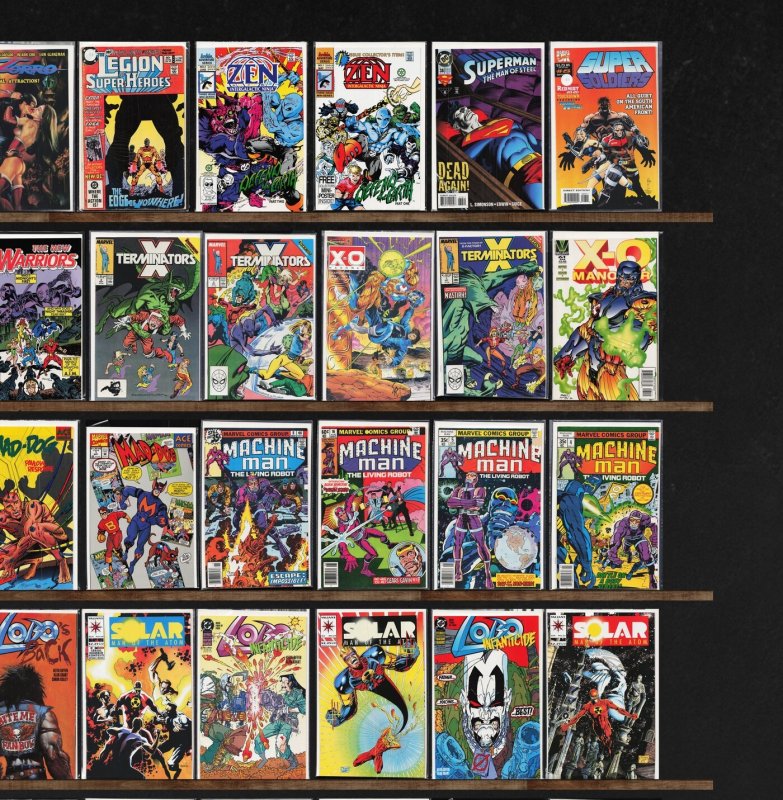 Huge Lot 150+ Comics with The New Warriors, X-O Manowar, Rai & More!