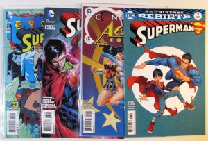 2014 Superman Lot 4 #3rd Series 31, 42b, 4th 3, Convergence Action 2 DC Comics