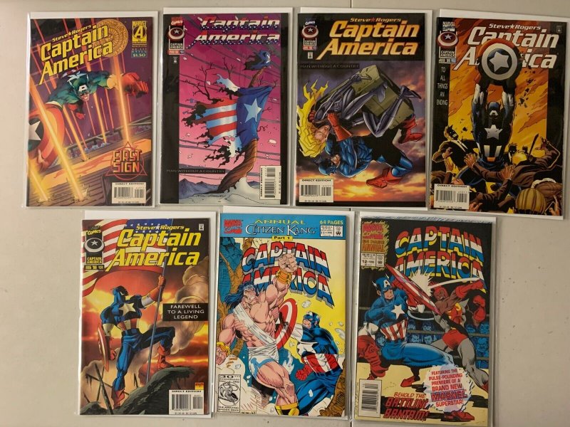 Captain America comics lot #401-454 (last issue) + 2 annual 39 diff (1992-96)