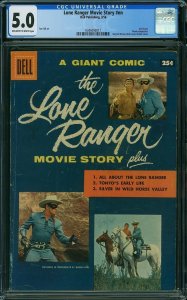 Lone Ranger Movie Story 31 (1956) CGC 5.0 VGF