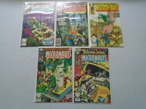 Micronauts Comic Lot From: #1-22 + Annual #1 20 Diff Books Avg 8.0 VF (1979-80)