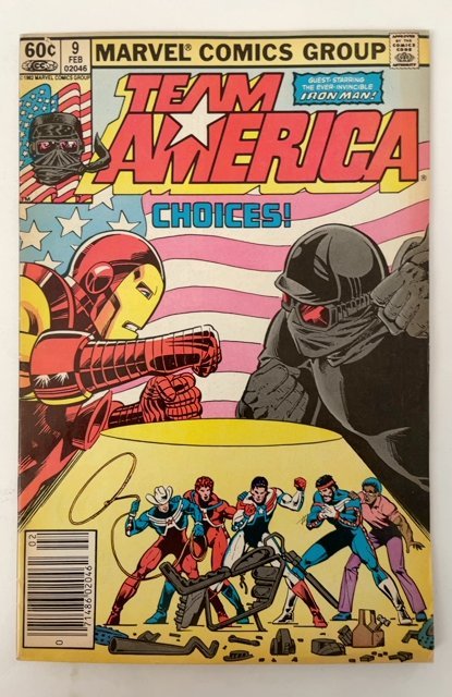 Team America #9 Newsstand Edition (1983)