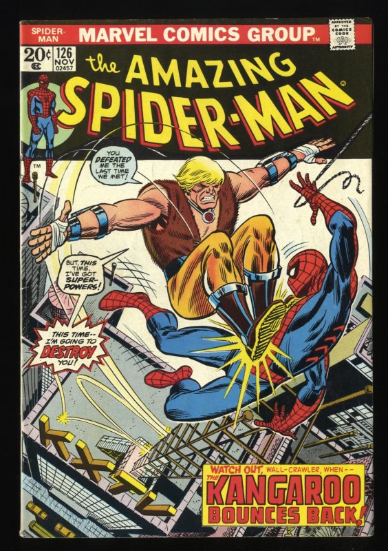 Amazing Spider-Man #126 FN 6.0 Marvel Comics Spiderman