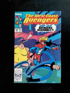 Avengers West Coast #46  MARVEL Comics 1989 VF/NM