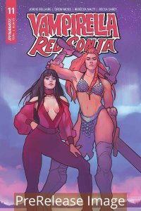 VAMPIRELLA RED SONJA (2019 DYNAMITE) #11 VARIANT CVR B WALSH PRESALE-09/09