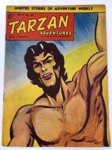 TARZAN ADVENTURES V 8#47 (1959)  black & white daily strip reprints FINE Hogarth