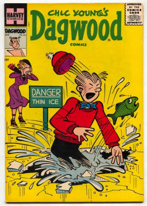 Dagwood #63 1956- thin ice cover- VF+ 