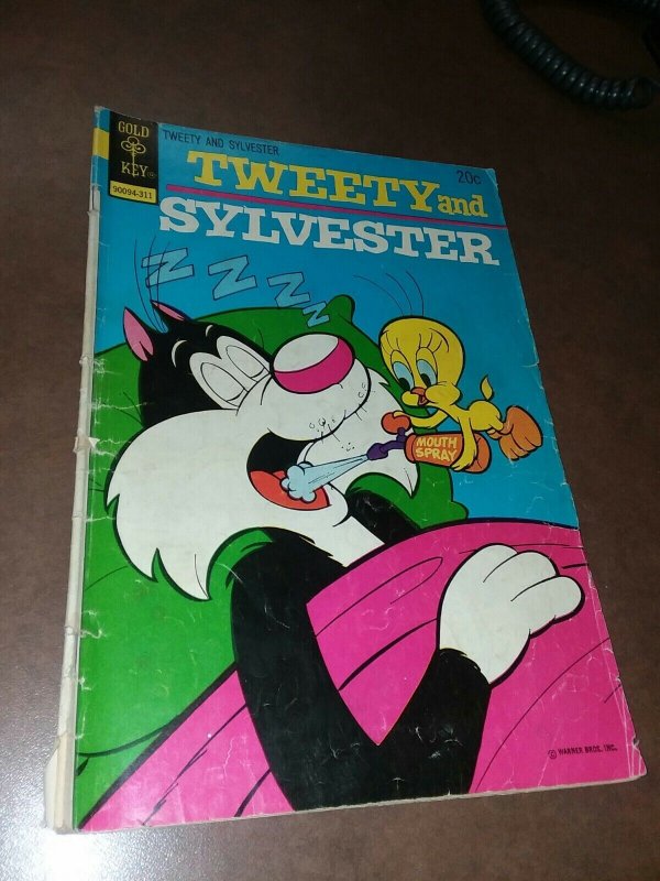 Tweety And Sylvester 8 Issue Silver Bronze Age Comics Lot Run Set Collection