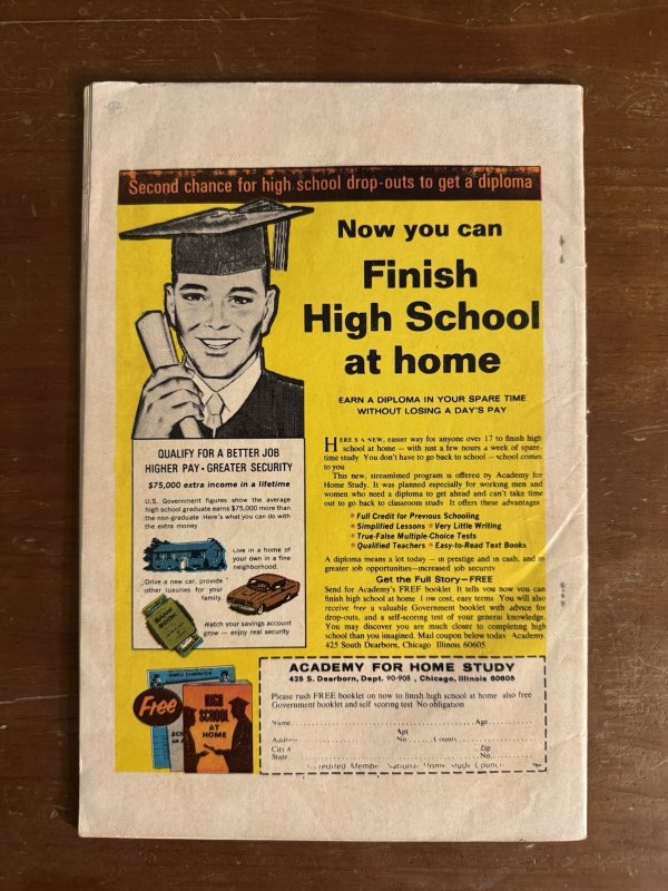 Space Adventures #8 (Charlton 1969) [VG-] “It’s A Small World”