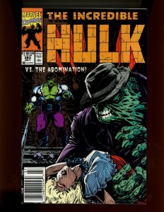 (1991) The Incredible Hulk #383 - GREEN CANARD (7.5/8.0)