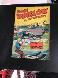 Don Winslow of the Navy #45 (1947) Mid-grade! Public enemy #1! FN- Wow!