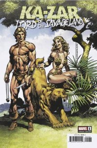 KA-ZAR LORD OF THE SAVAGE LAND #1 BRENT ANDERSON 1:50 HIDDEN GEM VARIANT NM;