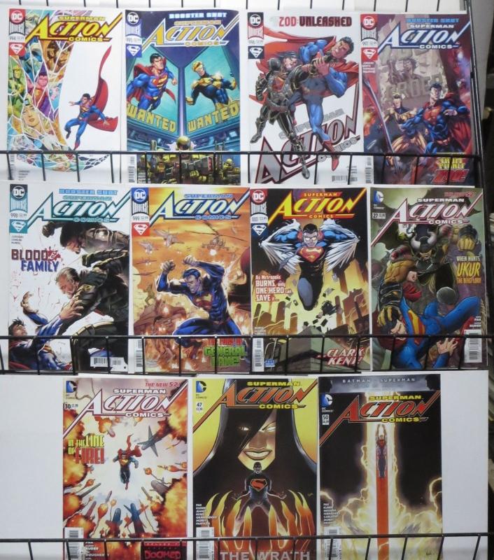 ACTION COMICS LOT! 39 BOOKS BETWEEN #958-1001!VF-NM Dan Jurgens, Superman!