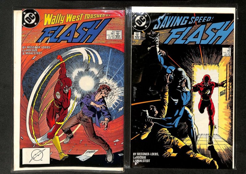 Lot of 20 Flash Comic Books (DC, 1987)