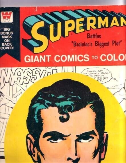 SUPERMAN GIANT COMICS EDITION WITH MASK-1976 VG