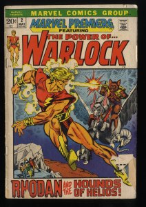 Marvel Premiere #2 FA/GD 1.5 Warlock! Comics