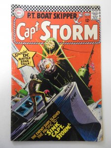 Capt. Storm #14 (1966) VG-  cover detached bottom staple, rust on bottom staple