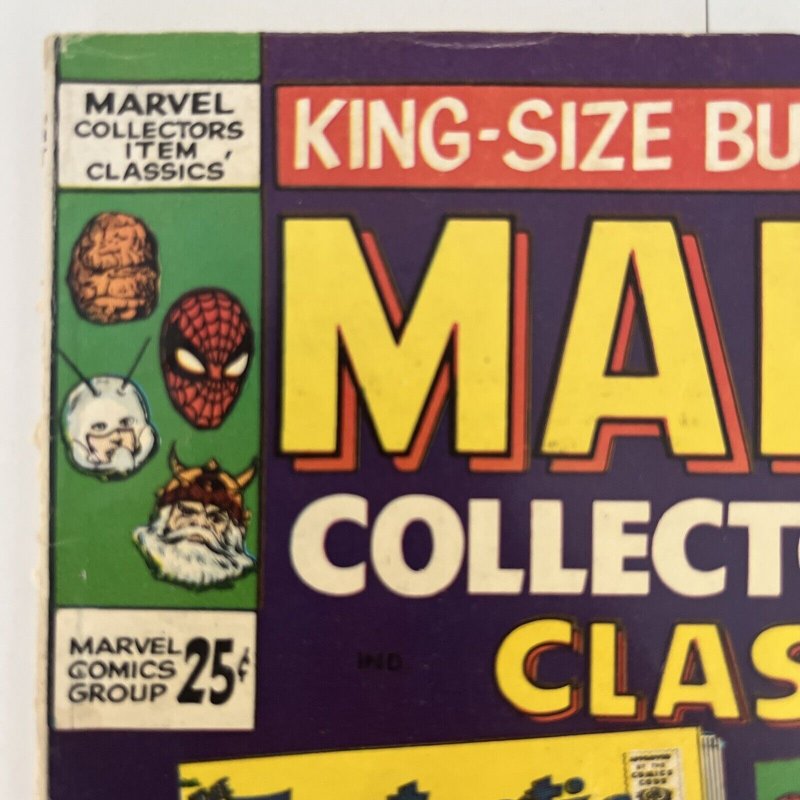 Marvel Collectors’ Item Classics #1 VG/FN 1965 Reprints 1st Doc Ock. FF. Thor.