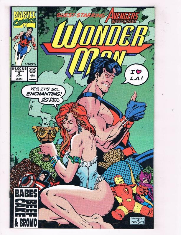 Wonder Man #2 VF Marvel Comics Comic Book Oct 1990 DE41 AD18