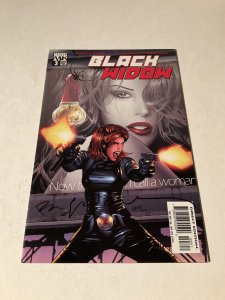 Black Widow 3 Nm Near Mint Signed Bill Sienkiewicz Marvel 