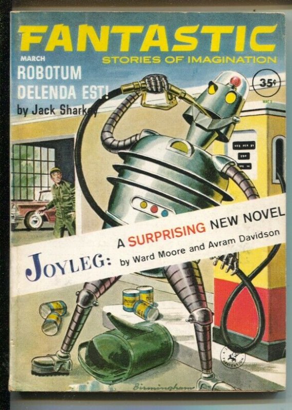 Fantastic 3/1962-Ziff-Davis-Birmingham robot  cover-Virgil FinlayMurray Leins...