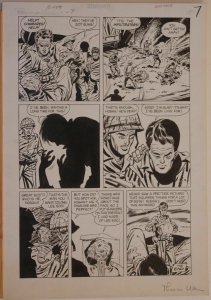 MIKE SEKOWSKY / AL RUBANO, original art, THIS IS WAR #8, pgs 1-7,Full story,1953