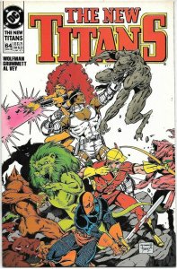 New Titans #64 VFNM Wolfman Al Vey DC Comics March Mar 1990