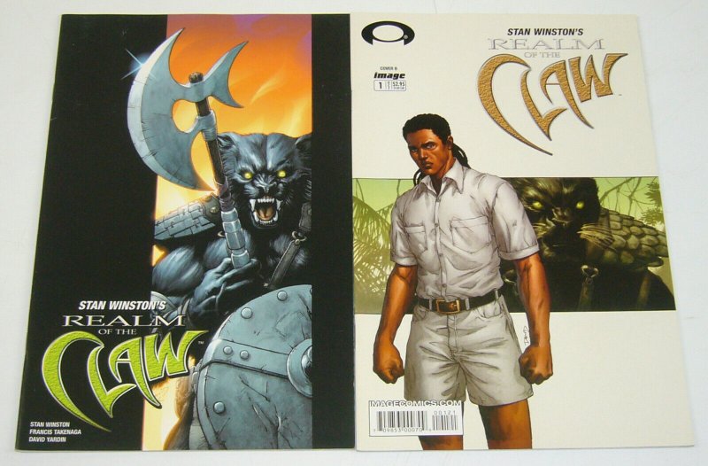 Stan Winston's Realm of the Claw #1-2 VF/NM complete series jungle panthers B