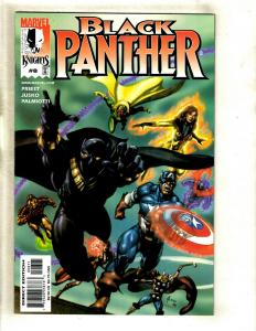 Lot Of 6 Black Panther Marvel Comic Books # 2 4 5 6 7 8 Wakanda GK2