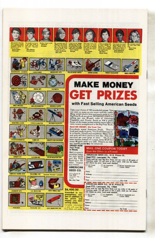 WONDER WOMAN #255--DC--Bushmaster--comic book