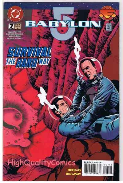 BABYLON 5 #7, NM+, Sci-Fi, TV, Straczynski, Aliens, 1995, more in store