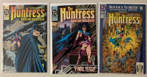 Huntress comics lot #1-19 + bonus comic 19 diff avg 6.0 (1989-90)