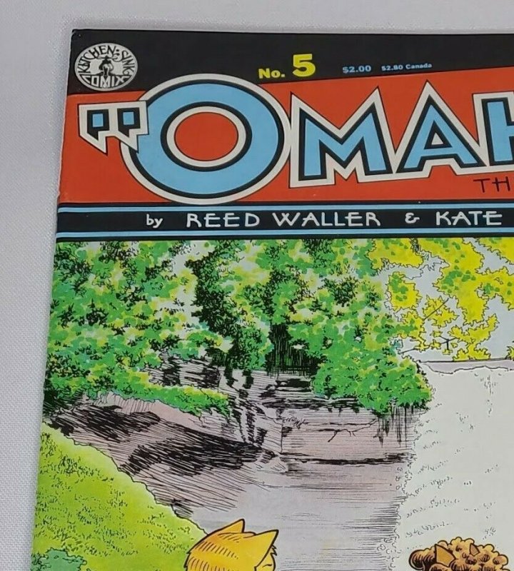 Omaha the Cat Dancer #5 Kitchen Sink 1986 1st Printing VF/NM Waller & Worley