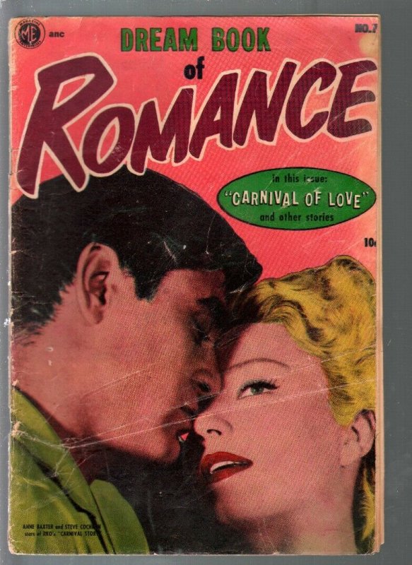 Dream Book of  Romance #7 1954-ME-Anne Baxter photo cover-Bob Powell-G/VG